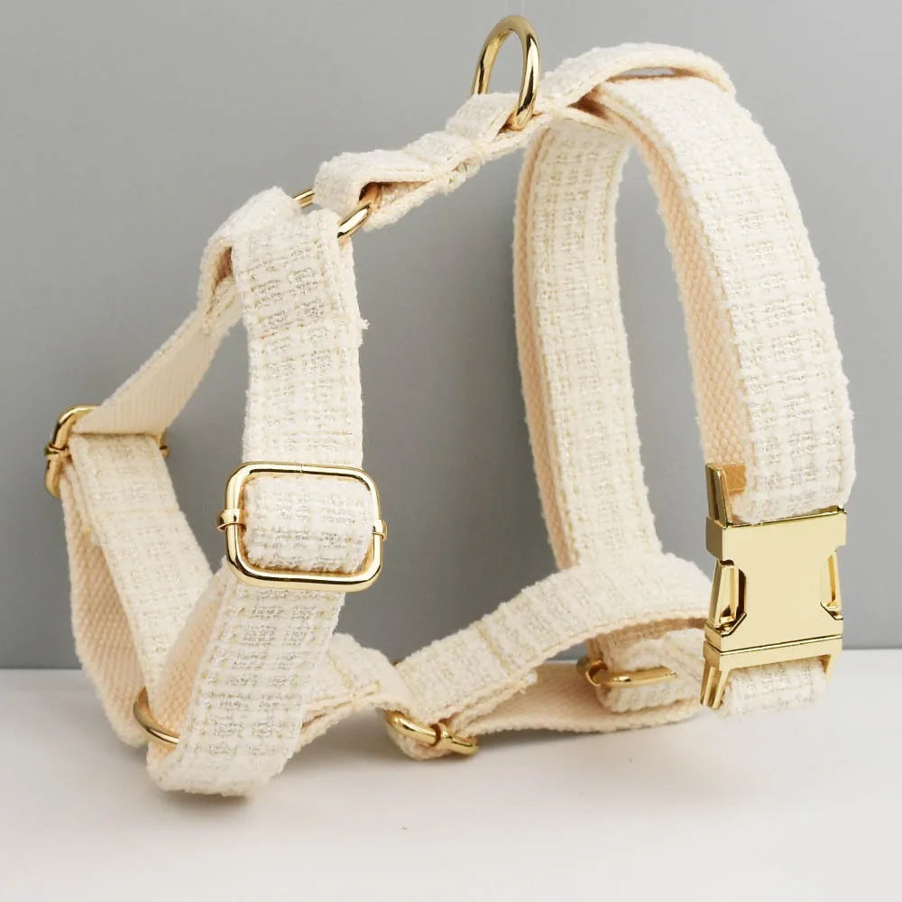 Guangdong Engravable Metal Buckle Dog Collar Harness Leash Set