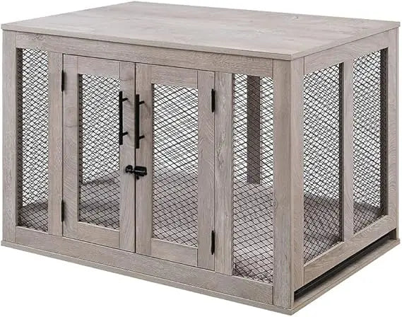 XUYUAN Wooden Dog Crate Furniture Kennel Indoor End Table