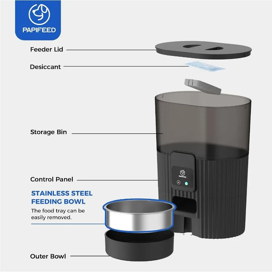 Hign-concerned Automatic Pet Feeder With WiFi Remote
