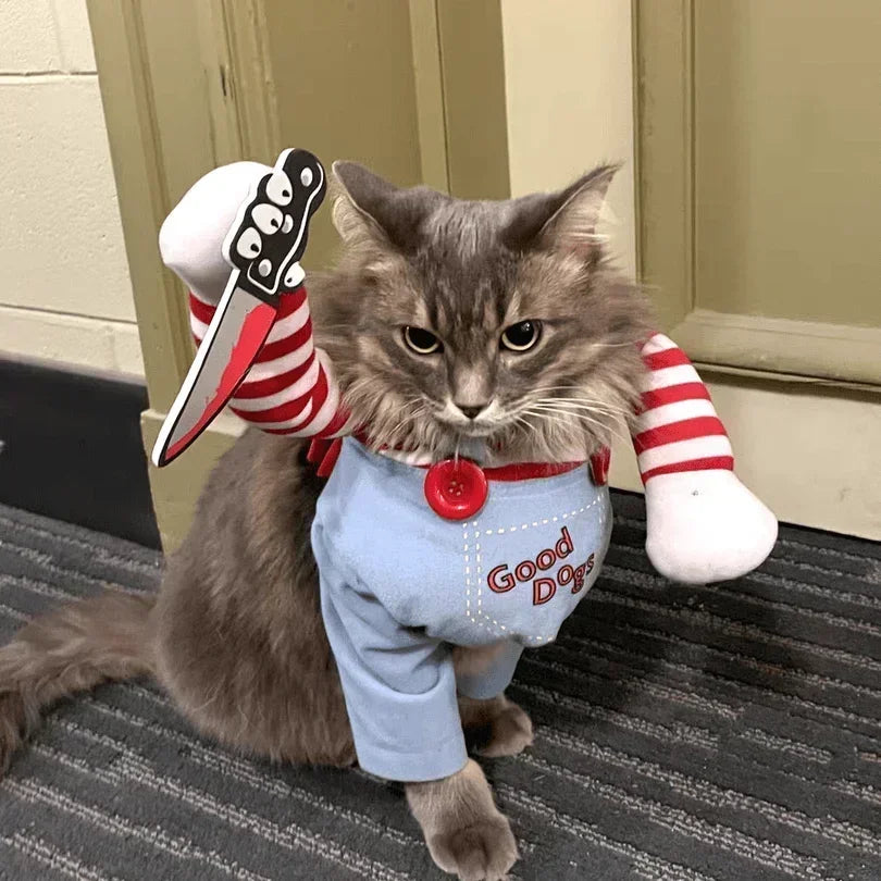 Halloween Dog Costume Set Adjustable Cosplay for Dogs