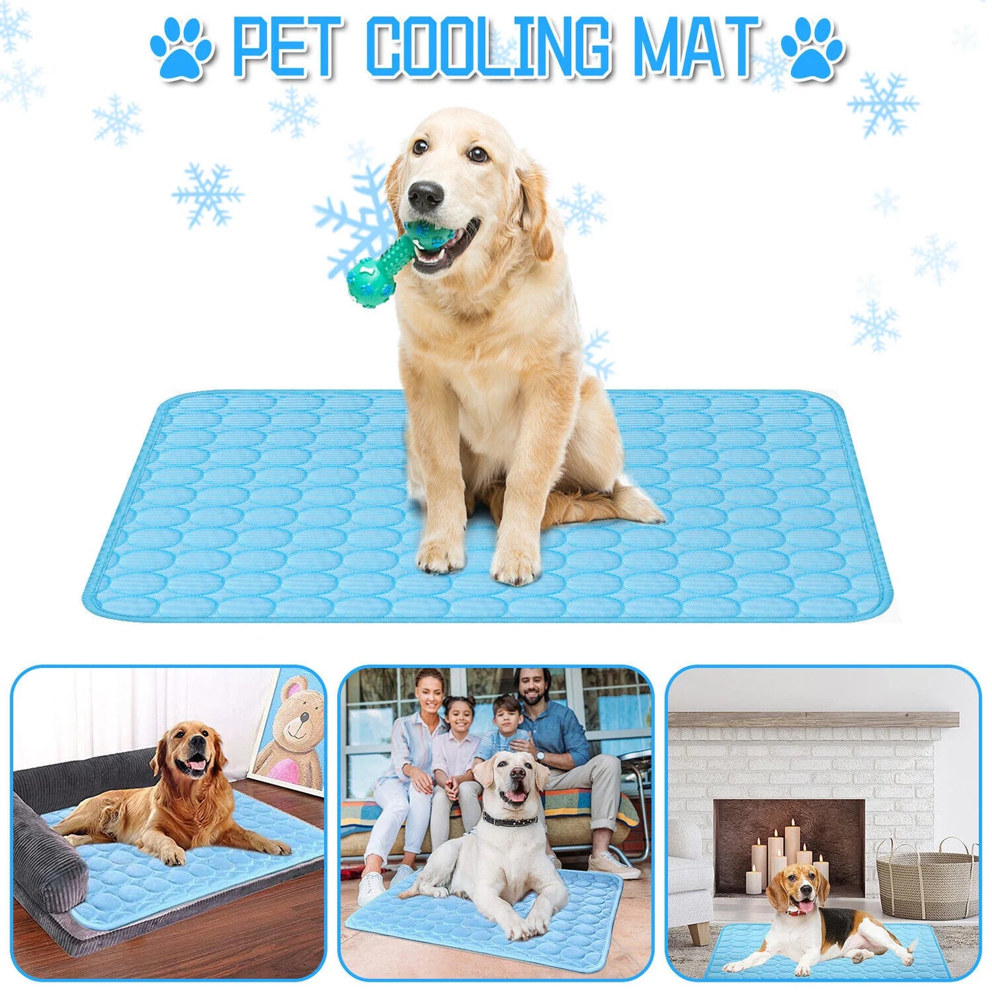 Pet Cooling Mat For Dogs And Cats Bed Cushion
