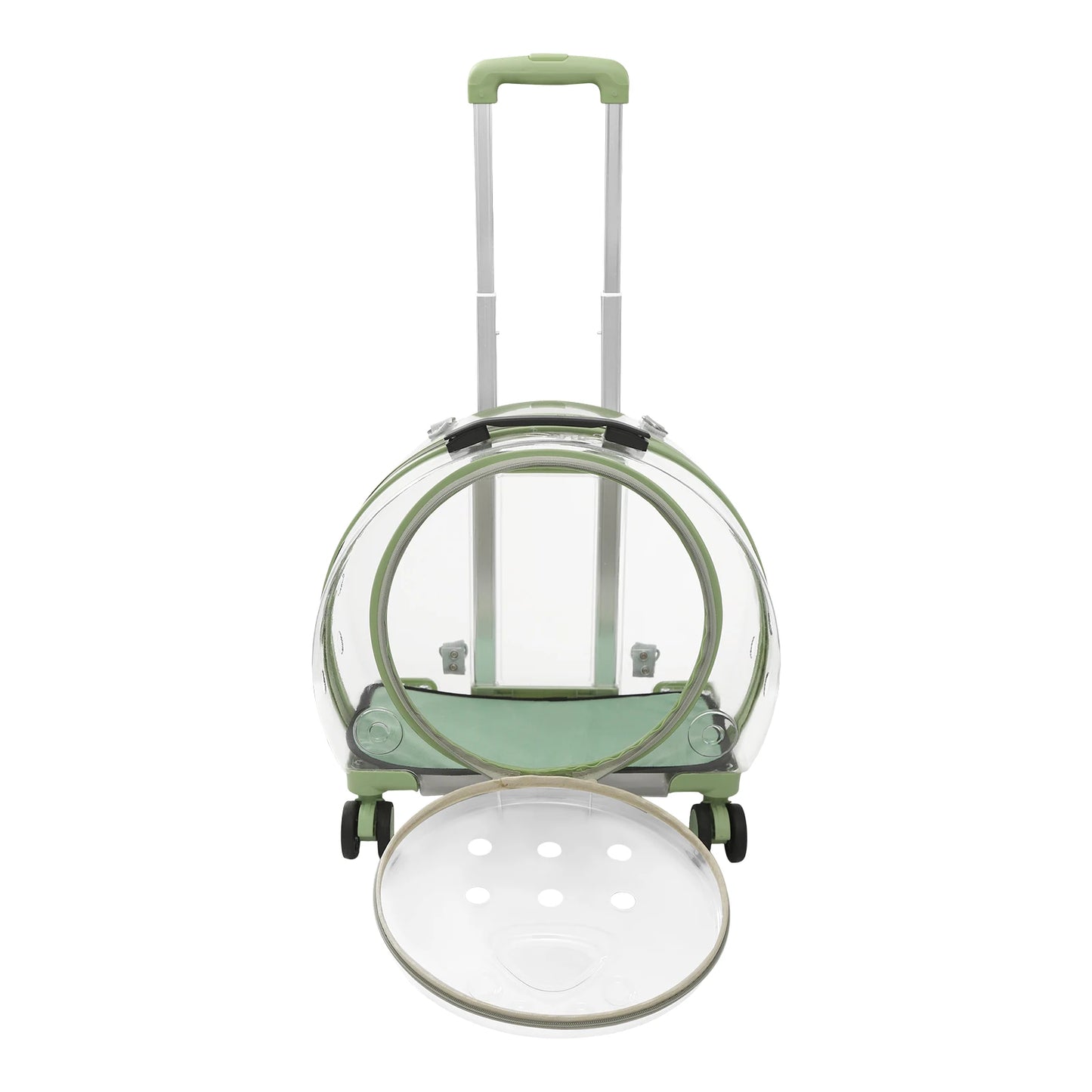 Breed Breathable Waterproof Cat Carrier With Rolling Wheels