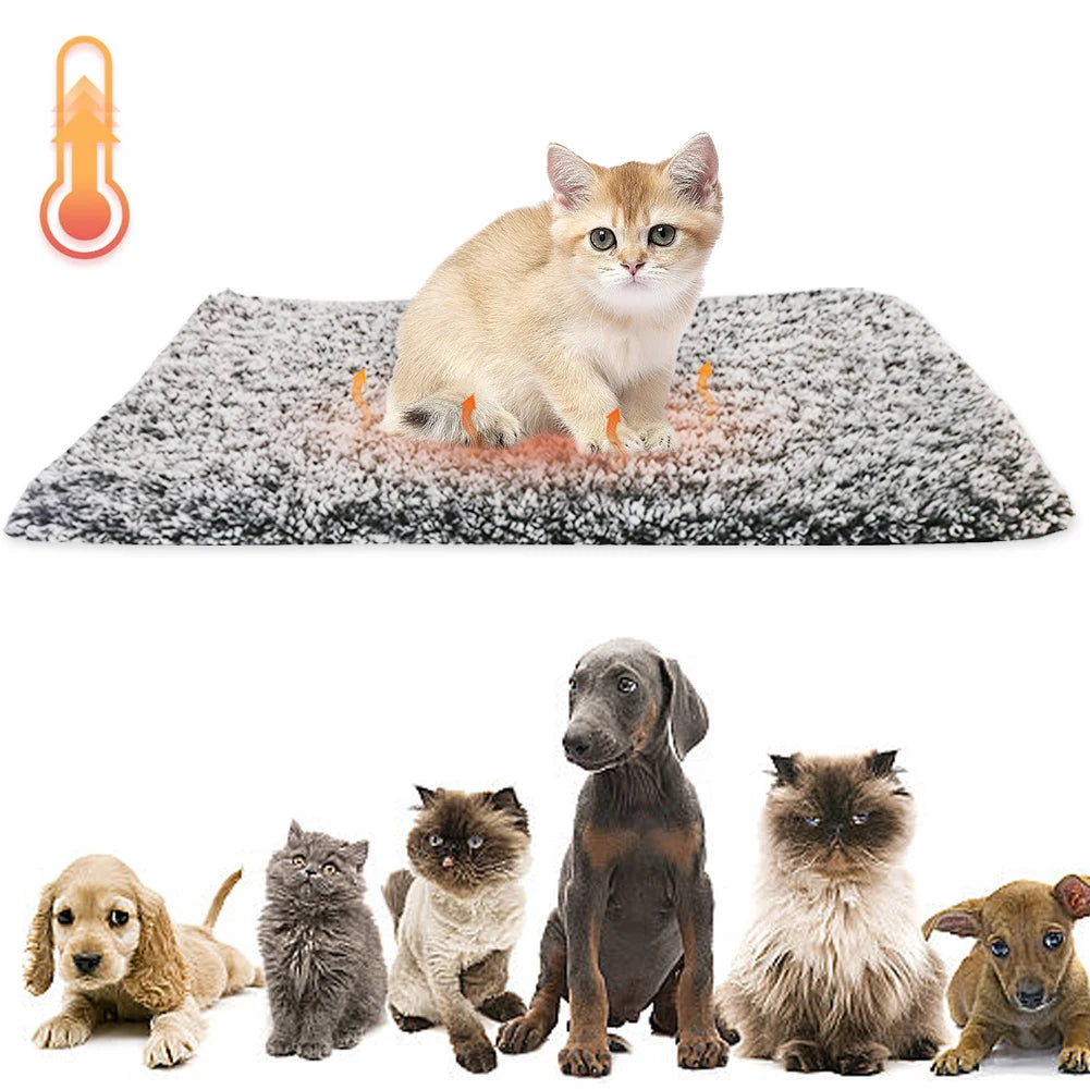 Shunmaii SelfWarming Cat Dog Bed Mat for Indoor Outdoor Pets
