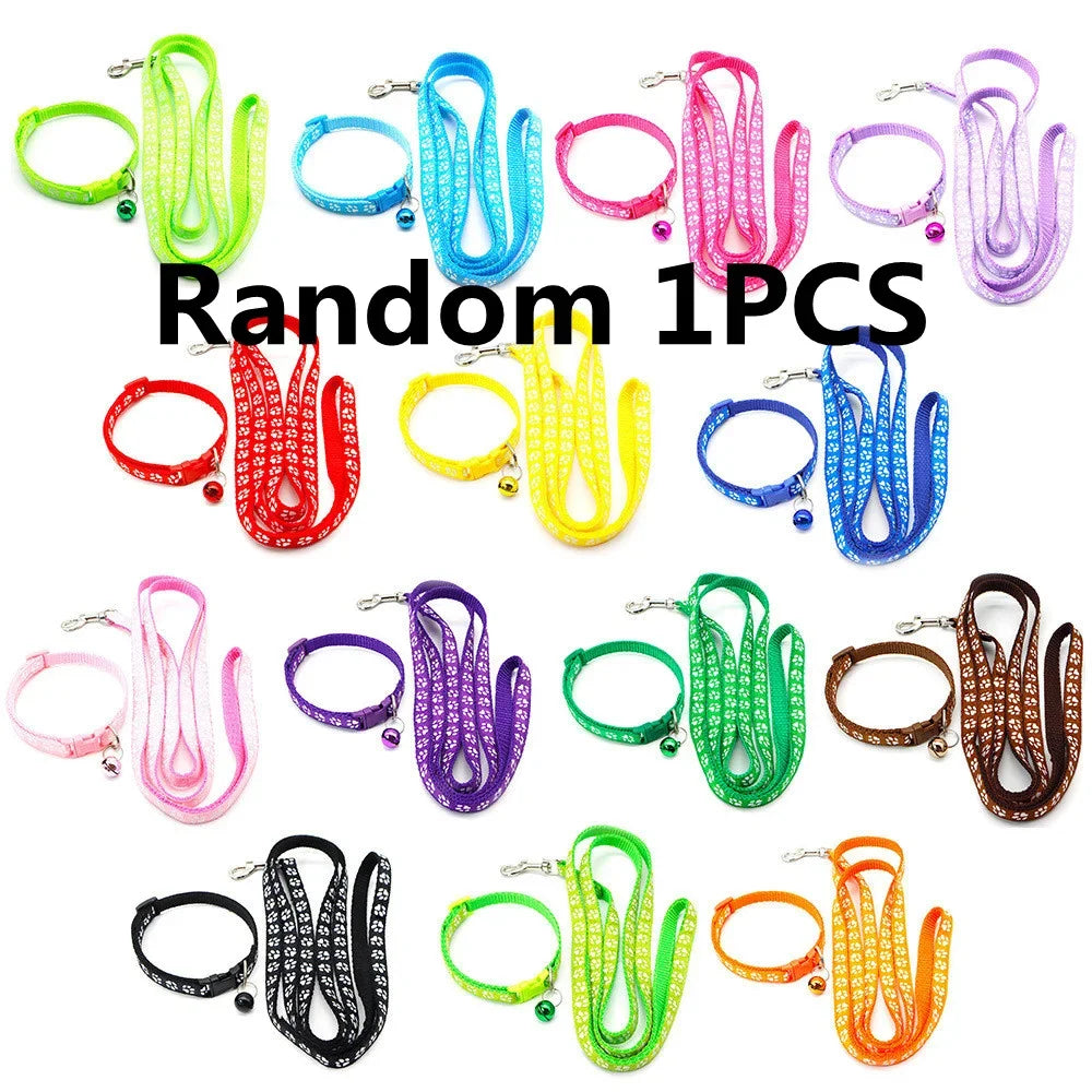 Gagyive Print Dog Cat Leash Adjustable Outdoor Walking Traction Rope