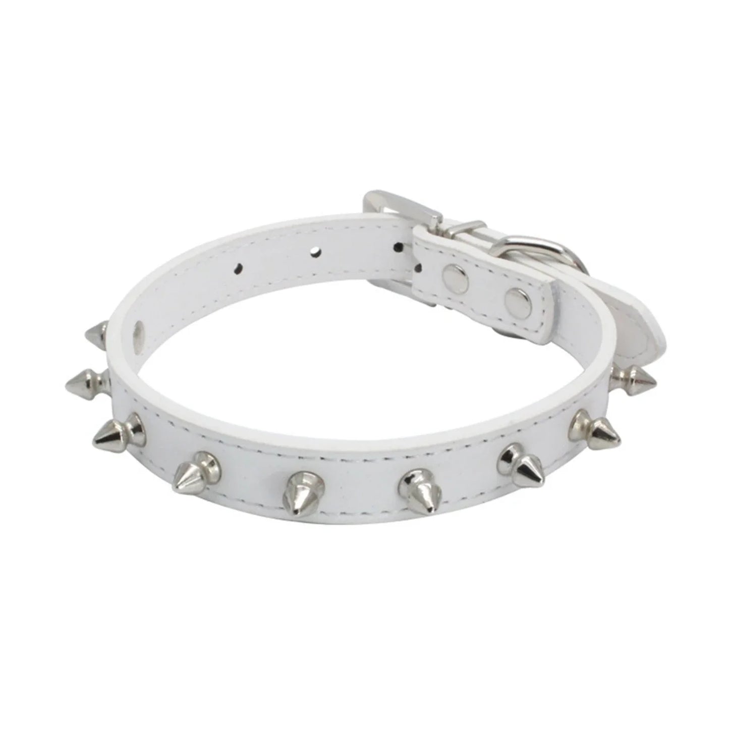 Sichuan Leather Spiked Studded Cat And Dog Collar For Pets