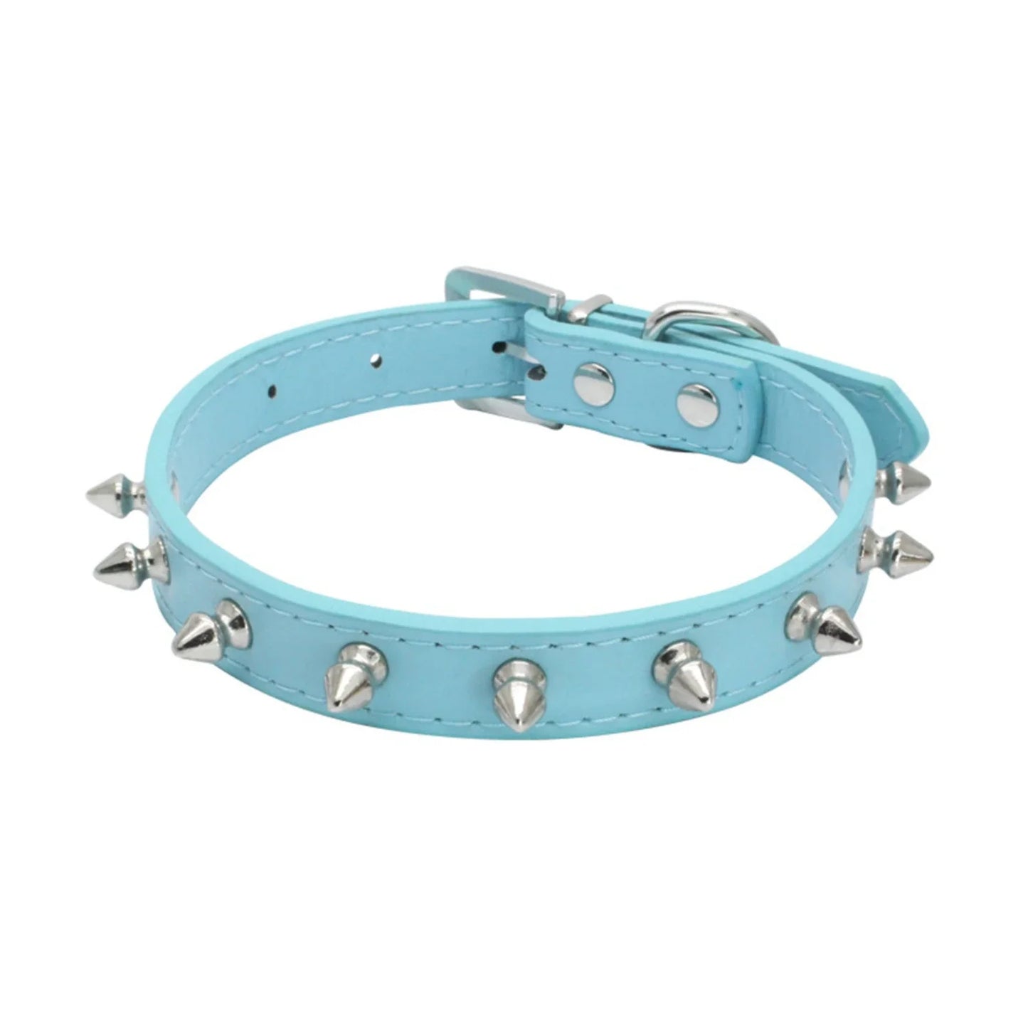 Sichuan Leather Spiked Studded Cat And Dog Collar For Pets