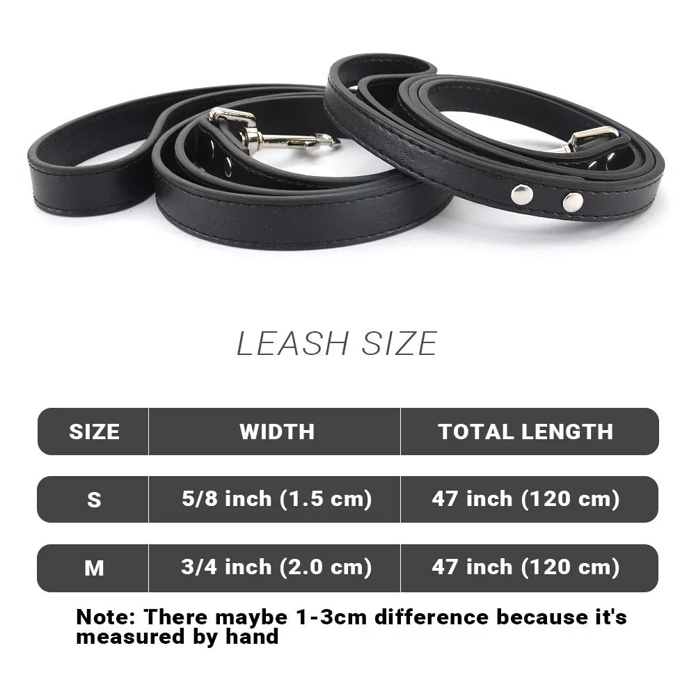 YTYINCN Leather Dog Leash For Small Medium Dogs And Cats