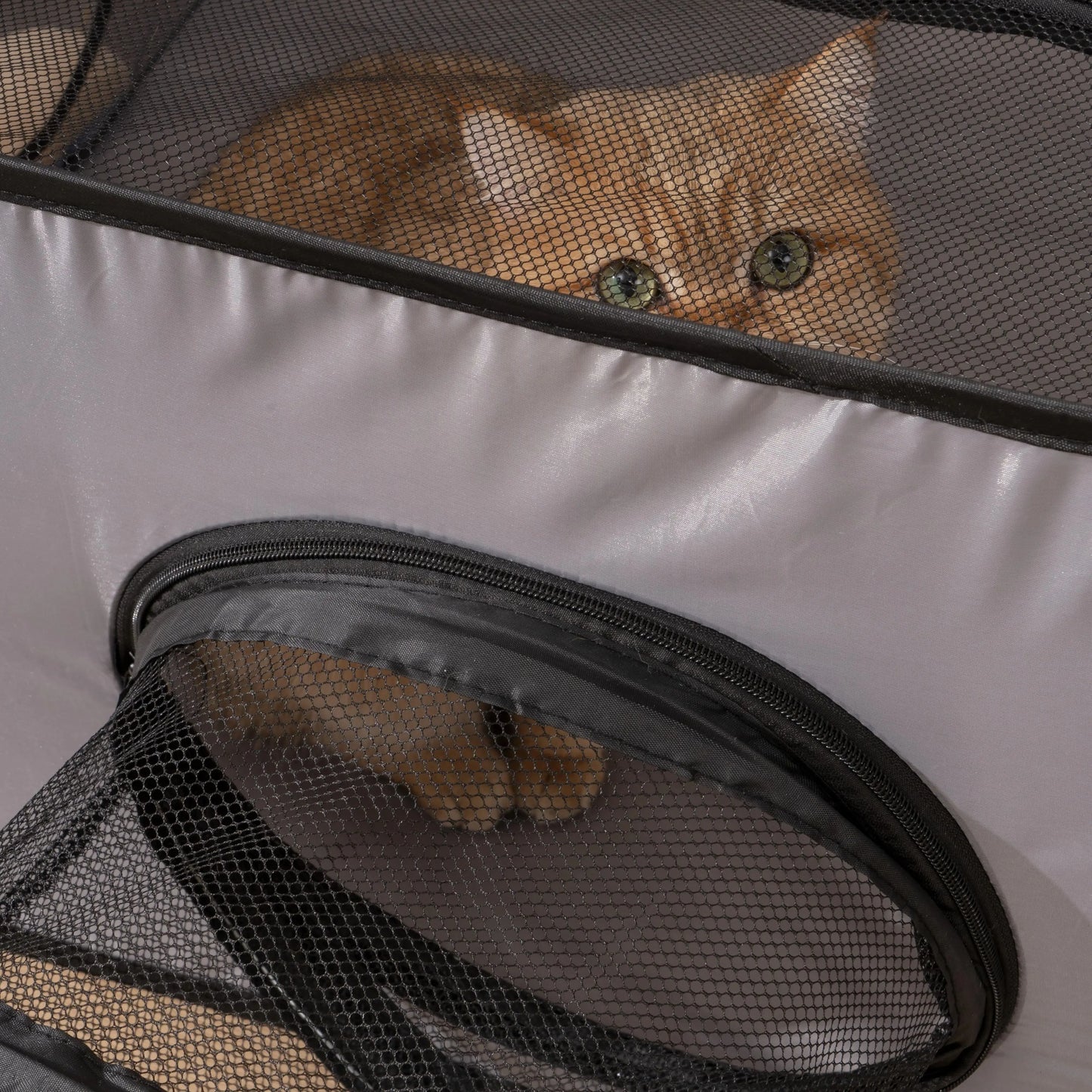 Foldable Oxford Cloth Cat And Dog Nest With Play Tunnel