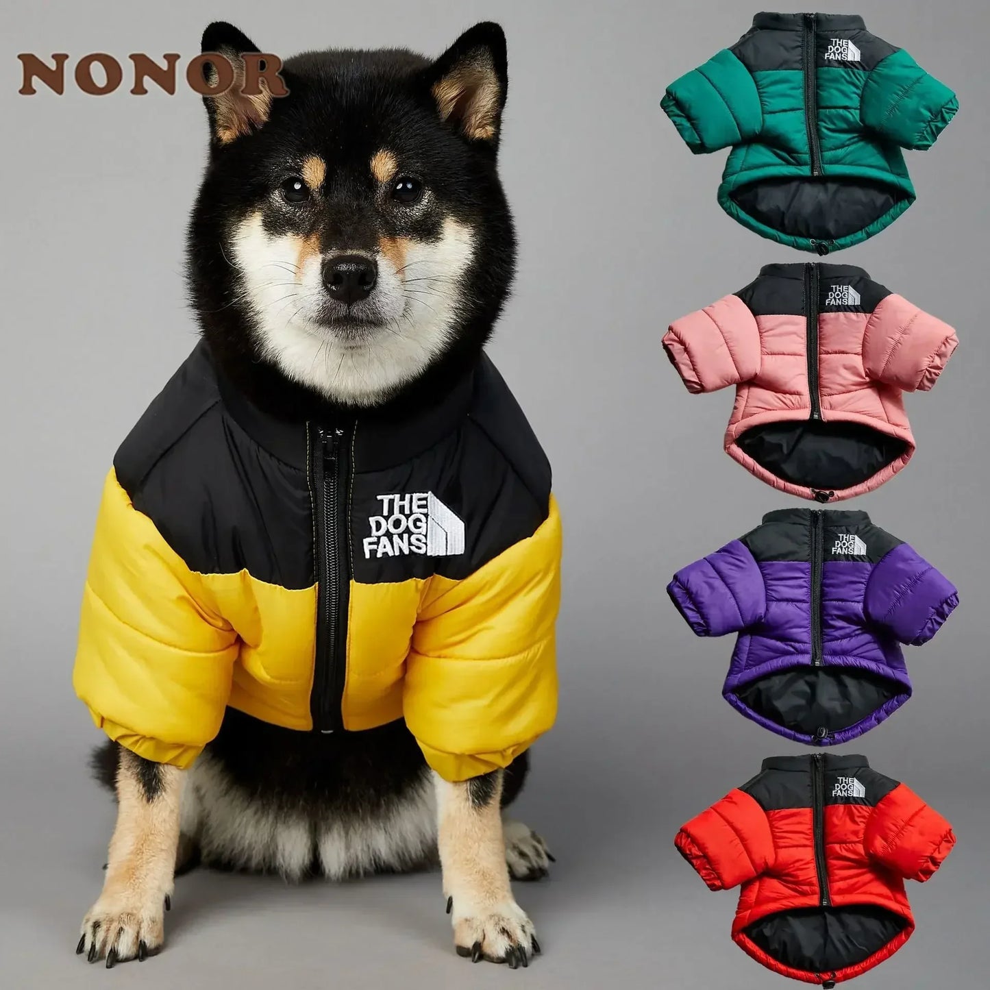 The Dog Fans Winter Dog Jacket For Small Medium Breeds
