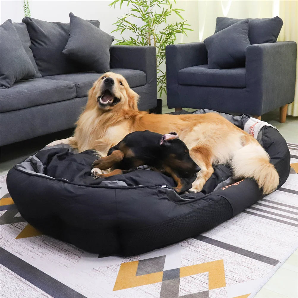 BINGOPAWCN All Season Calming Dog Bed With Removable Cushion