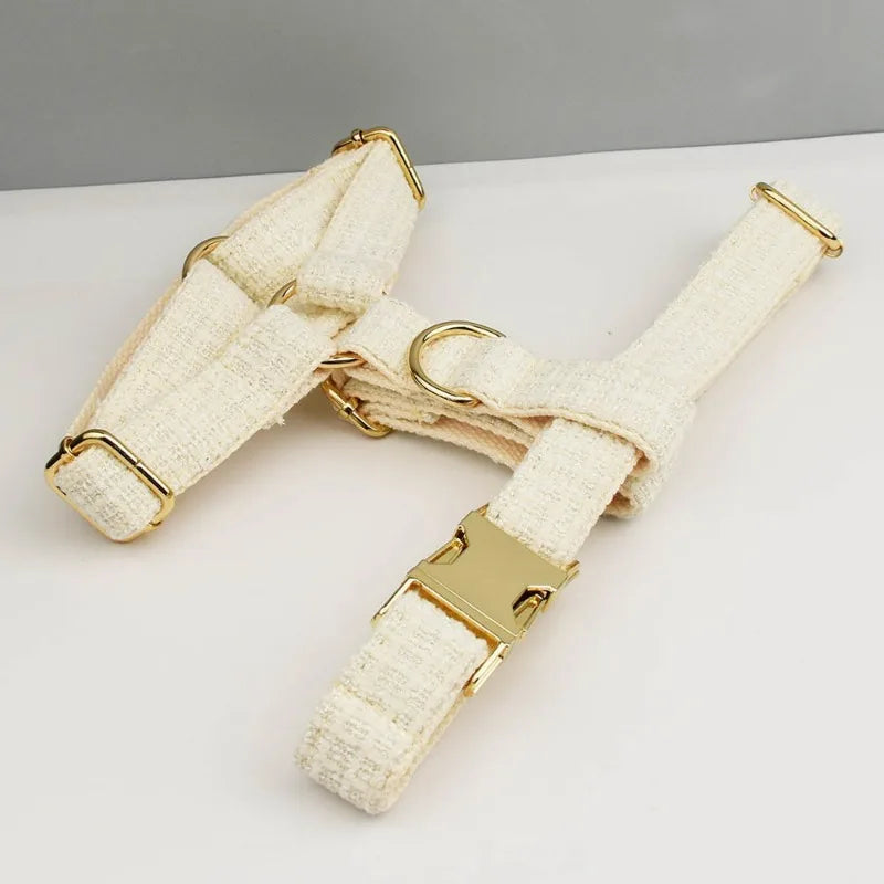 Guangdong Engravable Metal Buckle Dog Collar Harness Leash Set