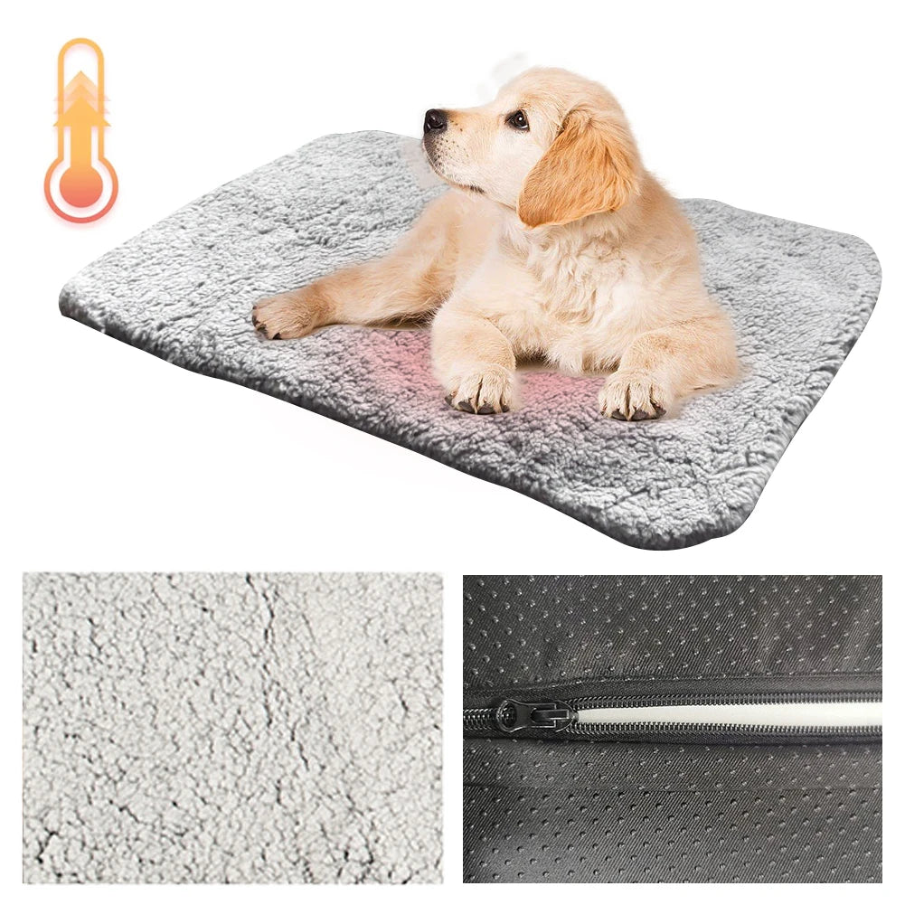 Shunmaii SelfWarming Cat Dog Bed Mat for Indoor Outdoor Pets