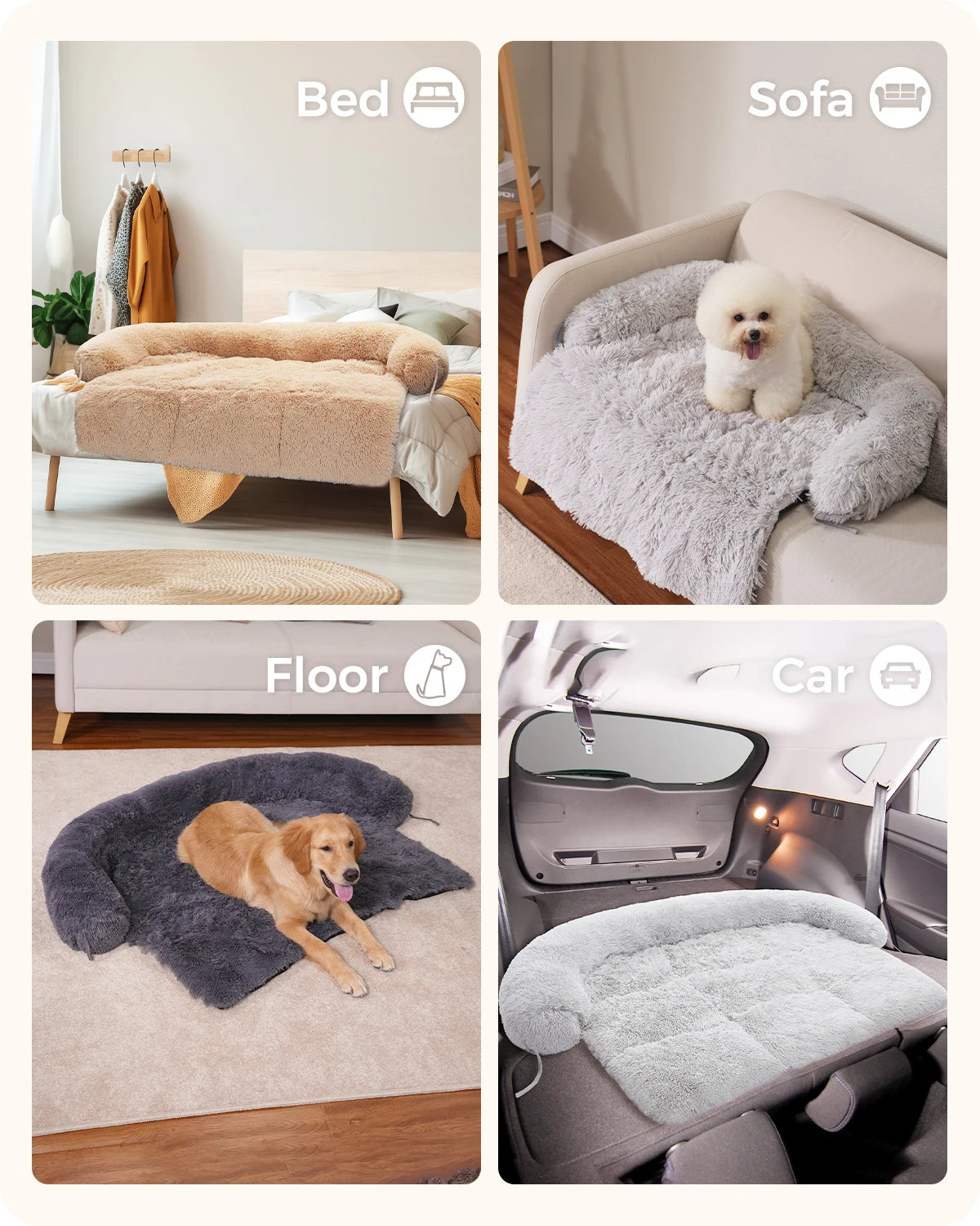 PAWZ Road Waterproof Dog Bed Sofa For Pets Washable