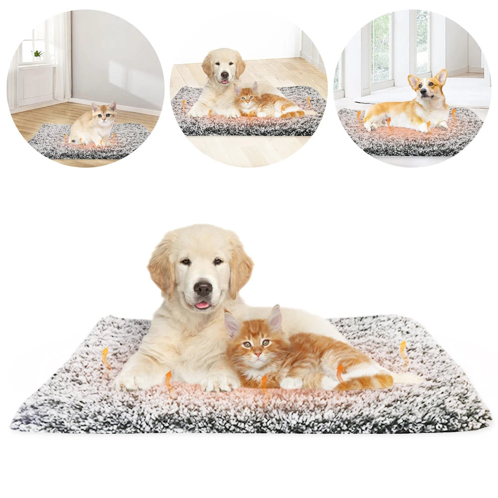 Shunmaii SelfWarming Cat Dog Bed Mat for Indoor Outdoor Pets