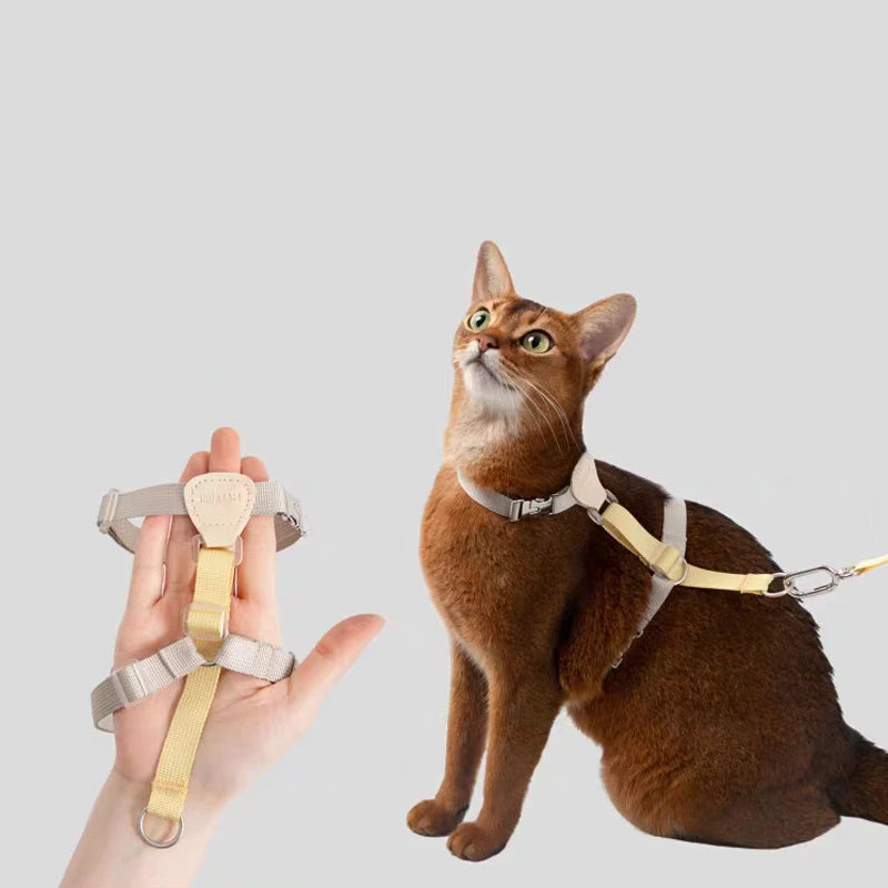 Choice Cat Harness Leash Adjustable I Shaped Walking Chest Strap