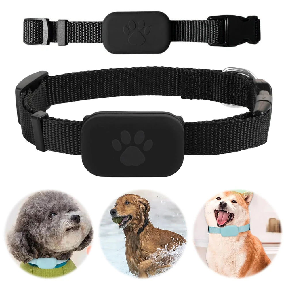 APWIKOGER Pet GPS Tracker With Adjustable Collar For Dogs Cats