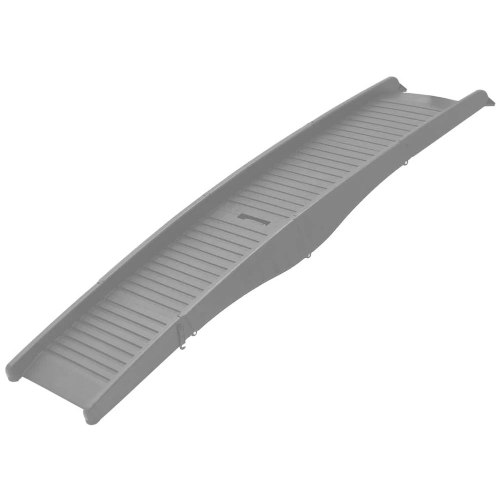 Dog Door Adjustable Folding Dog Ramp With NonSlip Rug Surface