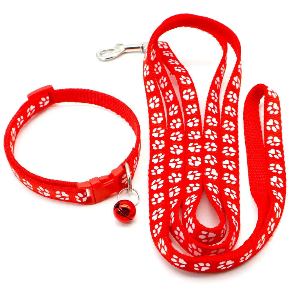Gagyive Print Dog Cat Leash Adjustable Outdoor Walking Traction Rope