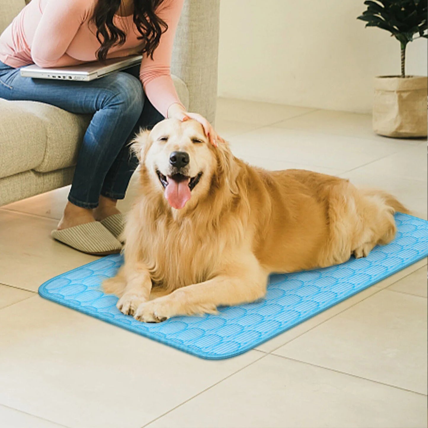 Pet Cooling Mat For Dogs And Cats Bed Cushion