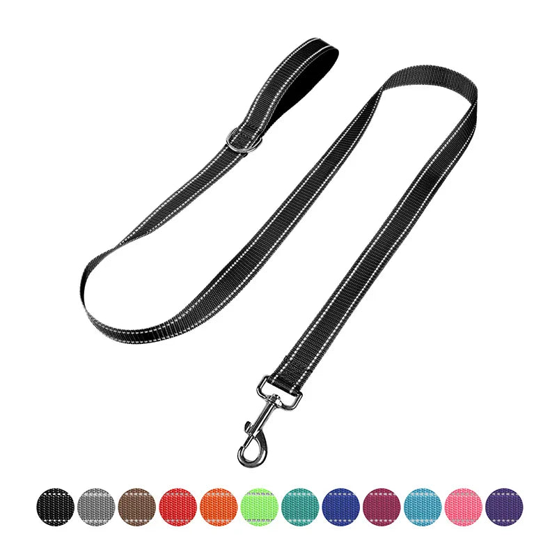 YTYINC Reflective Nylon Dog Leash For Walking And Training