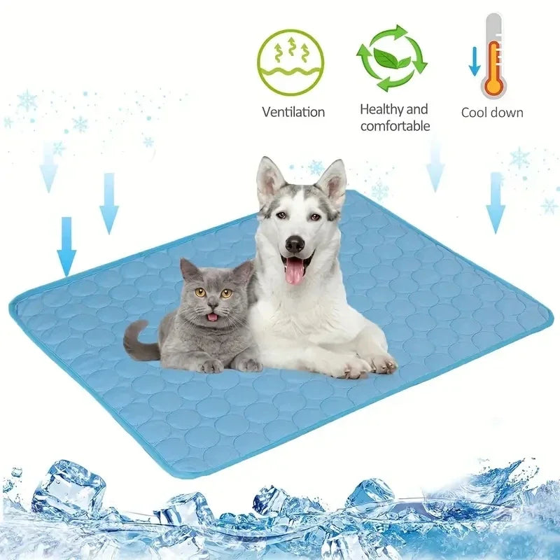 BeiYu Pet Dog Cooling Mat Self Cooling Pad for Pets