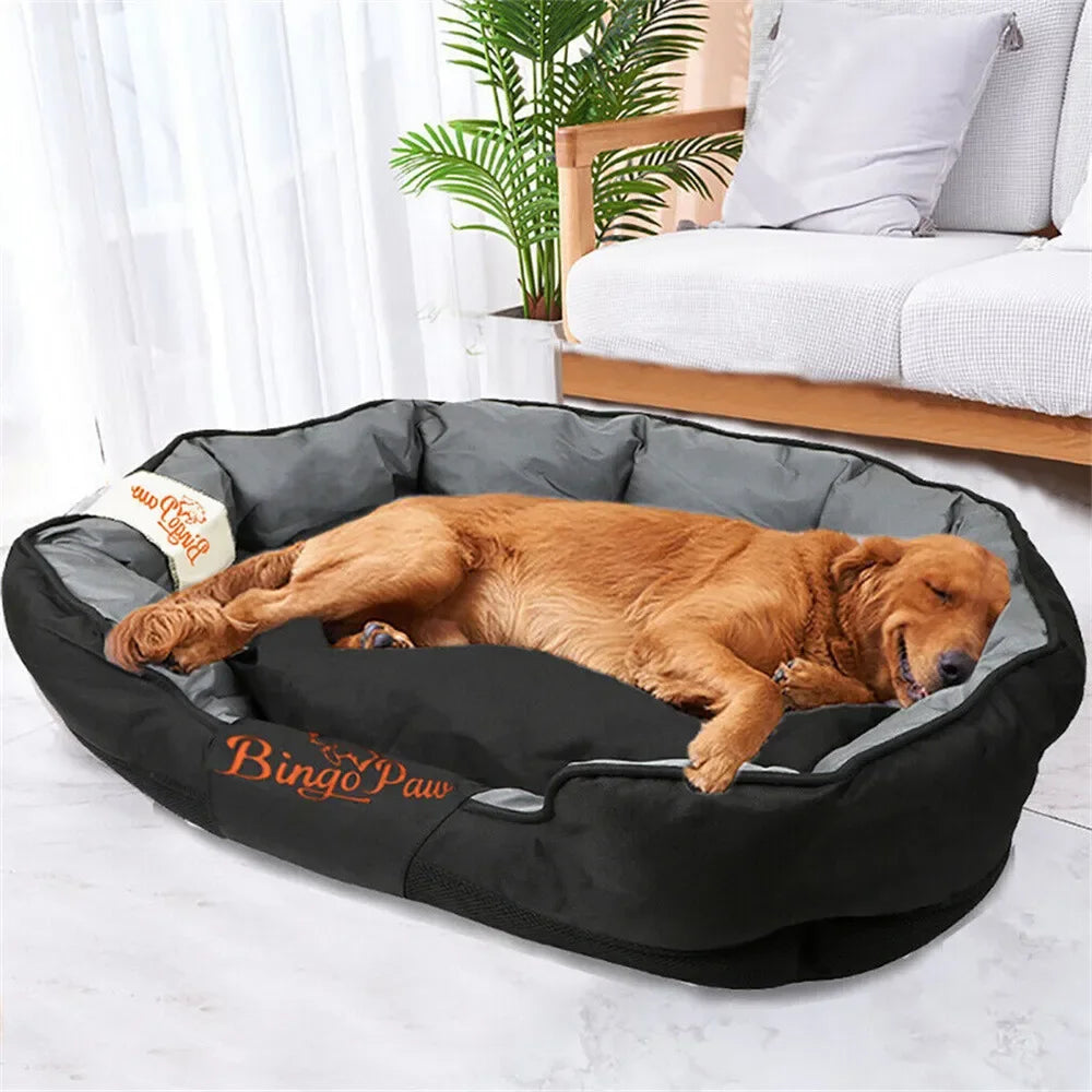 BINGOPAWCN All Season Calming Dog Bed With Removable Cushion