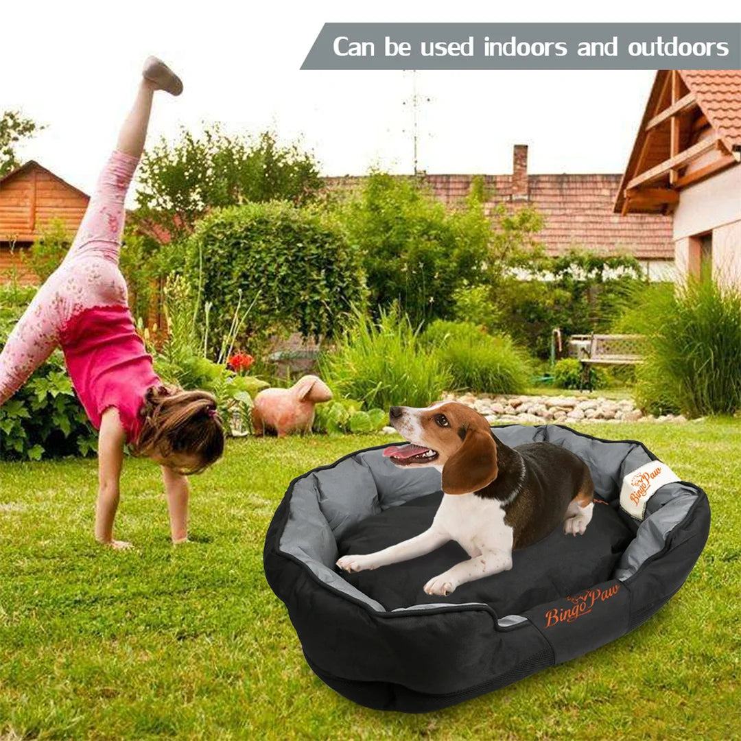 BingoPaw Waterproof Dog Bed With Removable Cushion Scratch Prevention Cover