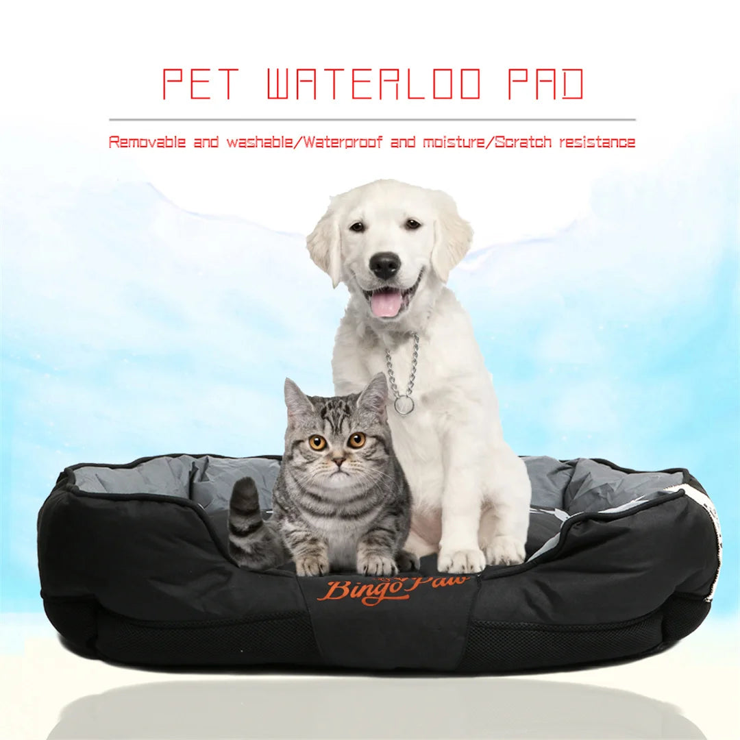 BingoPaw Waterproof Dog Bed With Removable Cushion Scratch Prevention Cover