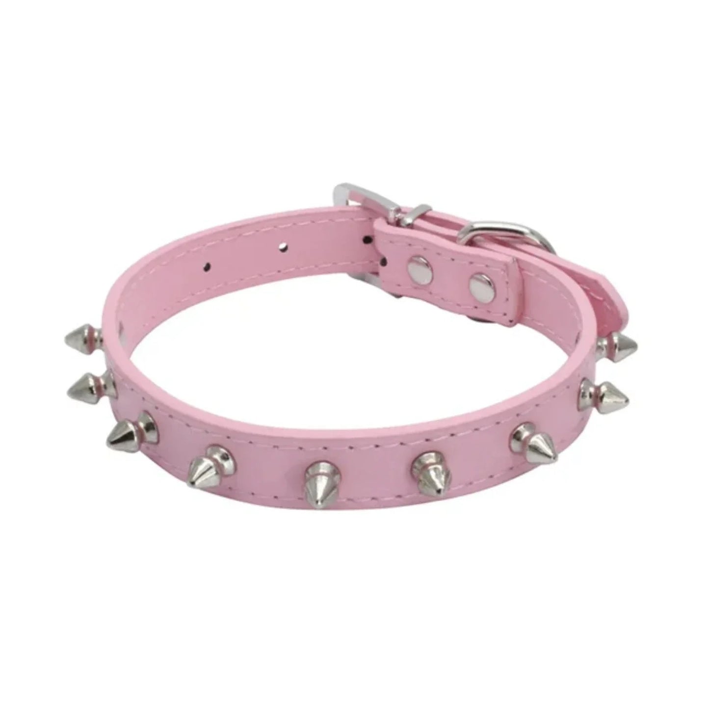 Sichuan Leather Spiked Studded Cat And Dog Collar For Pets