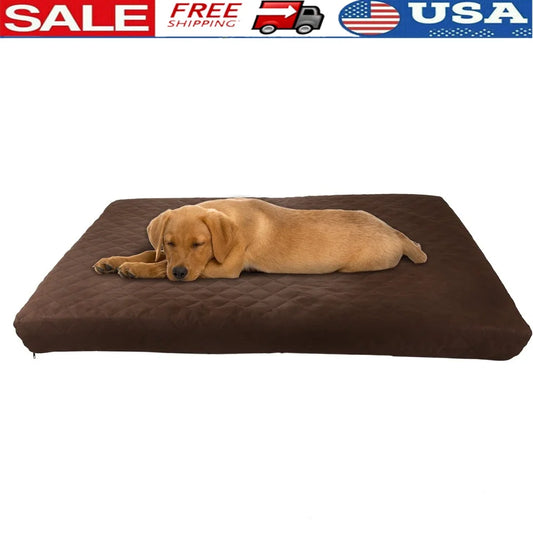 Fujian Orthopedic Dog Bed Waterproof Foam Crate Mat Removable Cover