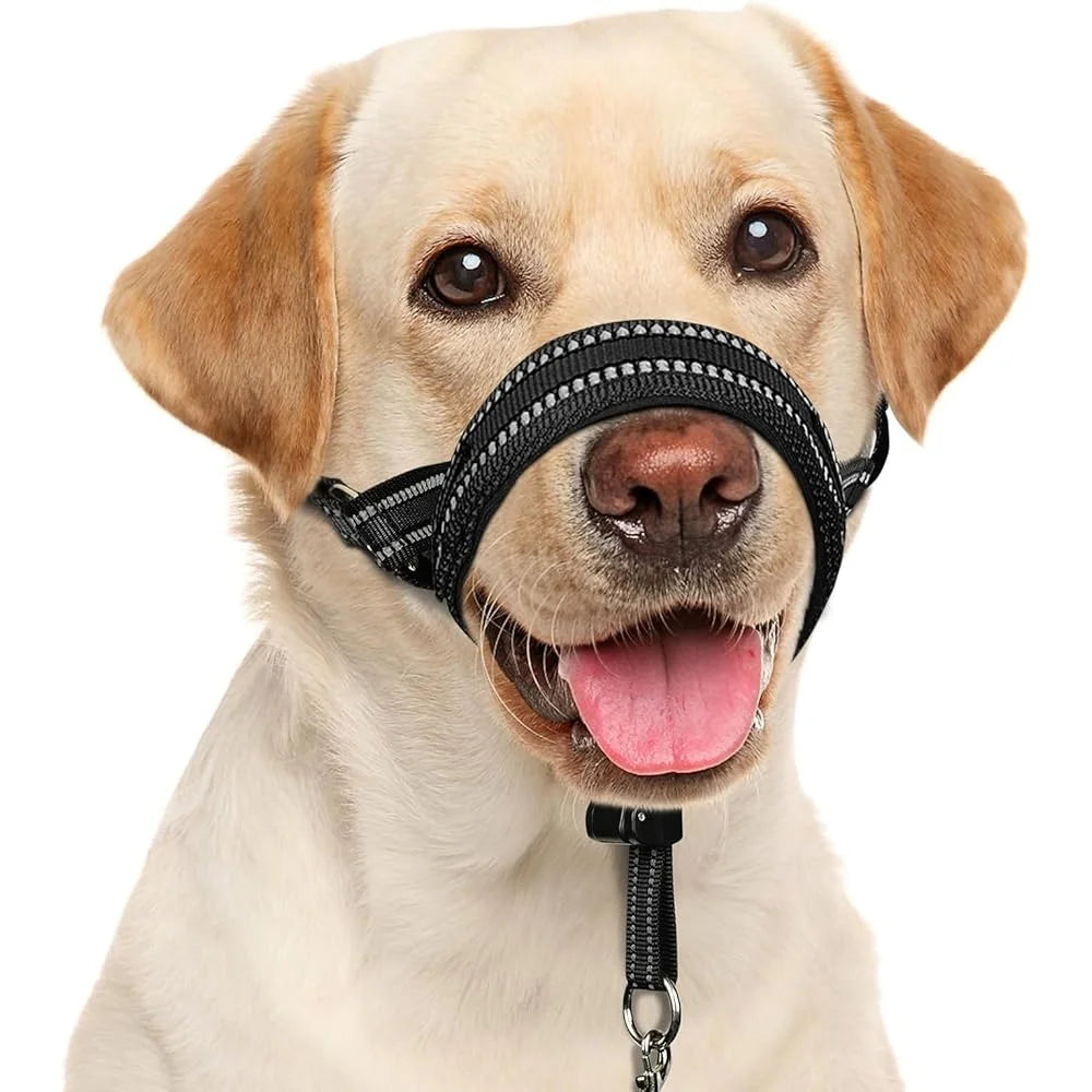 Soft Dog Head Collar No Pull Training Halter Reflective Padded