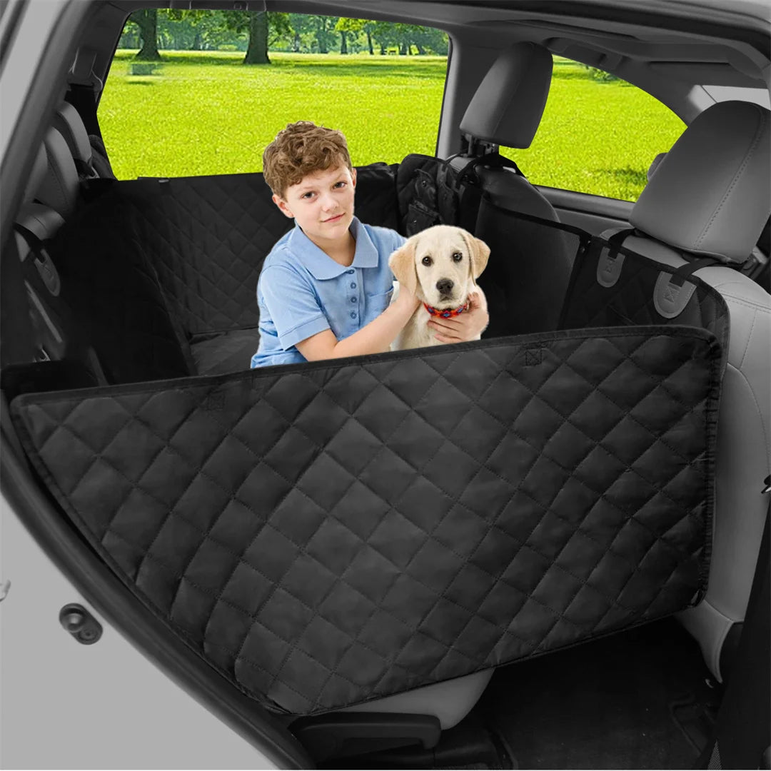 BINGOPAWCN Waterproof Dog Car Seat Cover Hammock for Back Seat Travel