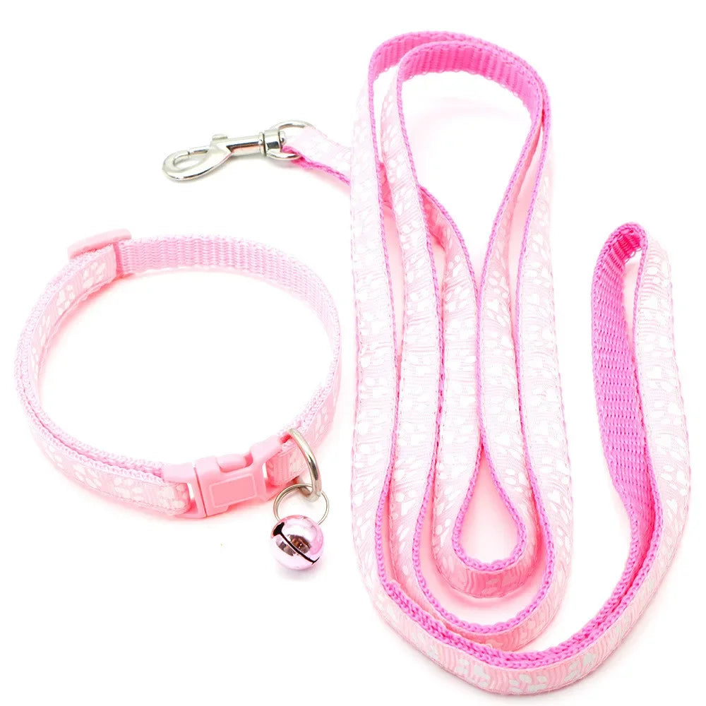 Gagyive Print Dog Cat Leash Adjustable Outdoor Walking Traction Rope