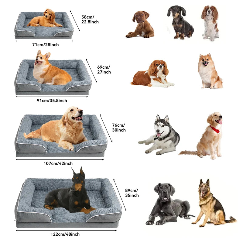 Jiangsu CN Removable Dog Sofa Bed With Anti Slip Bottom