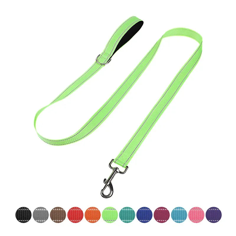 YTYINC Reflective Nylon Dog Leash For Walking And Training