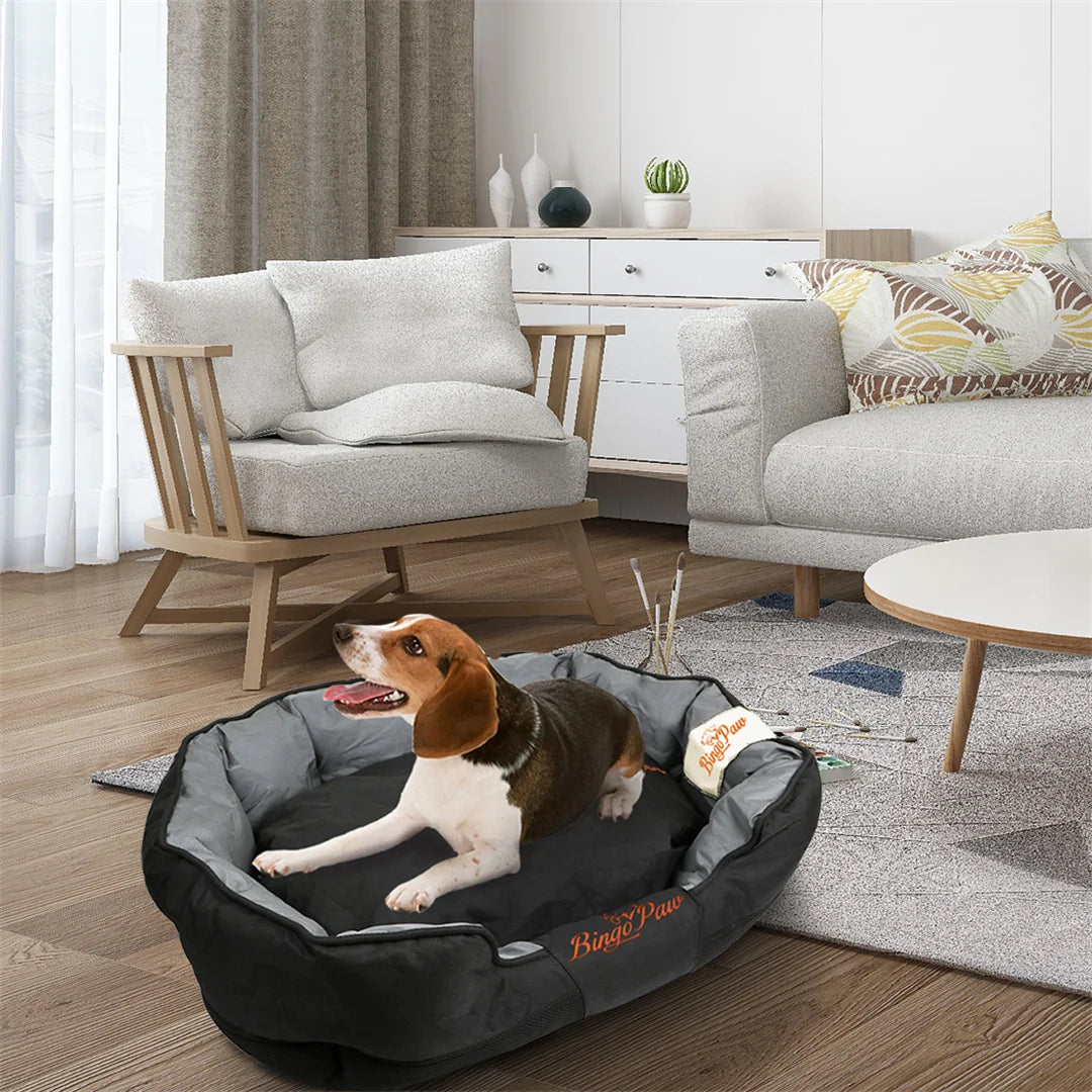 BingoPaw Waterproof Dog Bed With Removable Cushion Scratch Prevention Cover