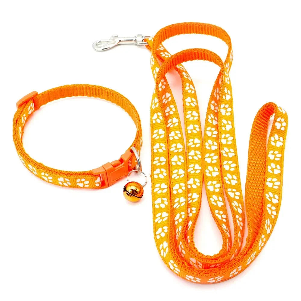 Gagyive Print Dog Cat Leash Adjustable Outdoor Walking Traction Rope