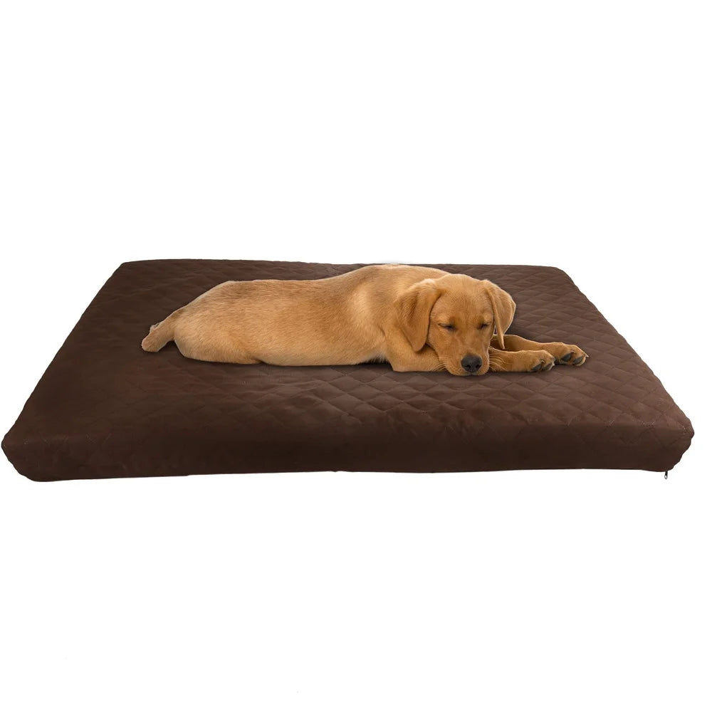 Fujian Orthopedic Dog Bed Waterproof Foam Crate Mat Removable Cover