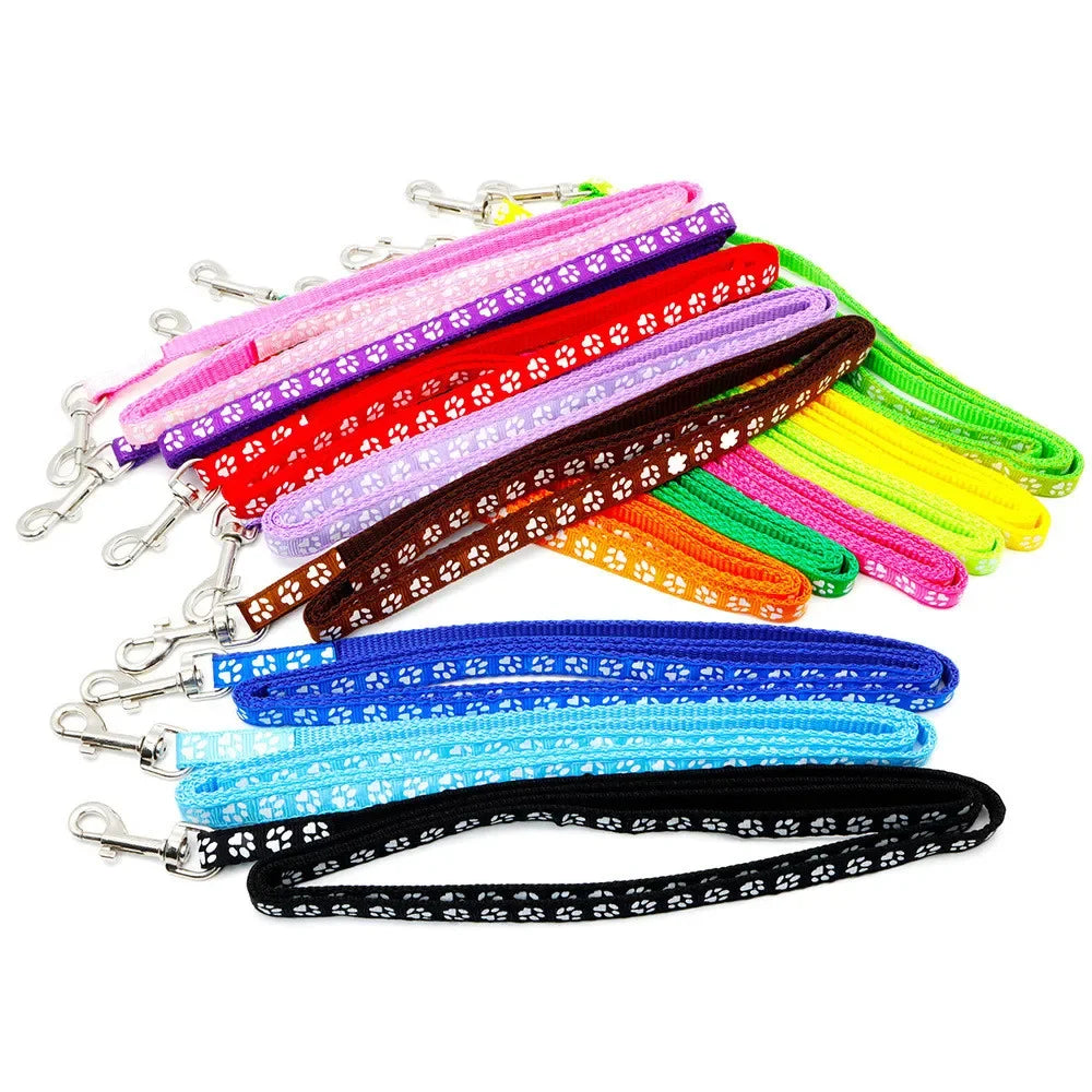 Gagyive Print Dog Cat Leash Adjustable Outdoor Walking Traction Rope